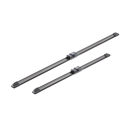 BOSCH A952S Aerotwin Flat Wiper Blade Front Set (650 / 475mm   Side Pin Arm Connection) for Citroen C5, 2001 2004