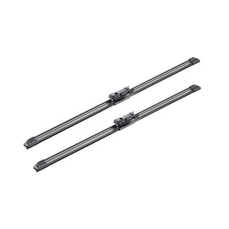 BOSCH A955S Aerotwin Flat Wiper Blade Front Set (600 / 575mm   Pinch Tab Arm Connection) for BMW 5 Series Touring, 2004 2010