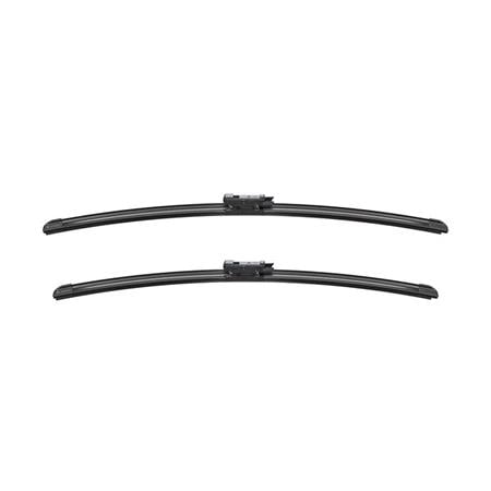 BOSCH A955S Aerotwin Flat Wiper Blade Front Set (600 / 575mm   Pinch Tab Arm Connection) for BMW 5 Series Touring, 2004 2010