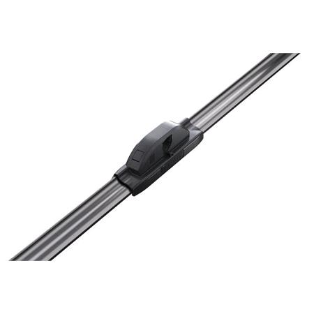BOSCH A957S Aerotwin Flat Wiper Blade Front Set (650 / 550mm   Pin Style Arm Connection) for Renault GRAND SCENIC, 2004 2009
