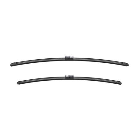 BOSCH A962S Aerotwin Flat Wiper Blade Front Set (700 / 625mm   Side Pin Arm Connection) for Renault MODUS, 2004 2012