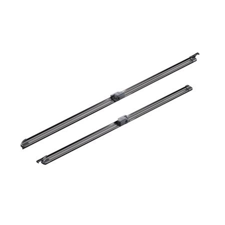 BOSCH A963S Aerotwin Flat Wiper Blade Front Set (746 / 646mm   Side Pin Arm Connection) for Renault VEL SATIS, 2002 2009
