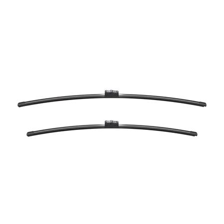 BOSCH A964S Aerotwin Flat Wiper Blade Front Set (750 / 680mm   Side Pin Arm Connection) for Renault ESPACE Mk IV, 2002 2015