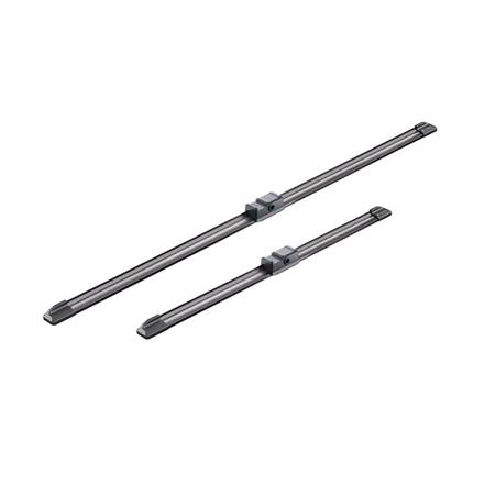 BOSCH A978S Aerotwin Flat Wiper Blade Front Set (650 / 425mm   Side Pin Arm Connection) for Peugeot 207 SW, 2007 2012