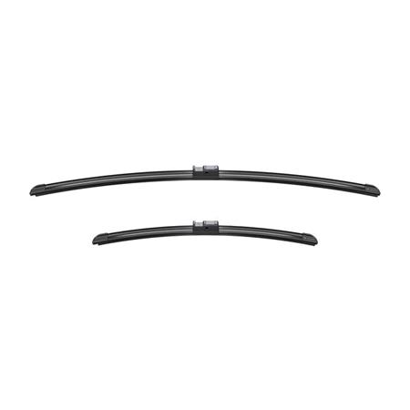 BOSCH A978S Aerotwin Flat Wiper Blade Front Set (650 / 425mm   Side Pin Arm Connection) for Ford FOCUS II Convertible, 2006 2011