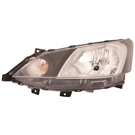 Left Headlamp (Halogen, Takes H4 Bulb, With Load Level Adjustment, Supplied Without Motor & Bulbs,  Japanese Produced Models Only) for Nissan NV200 Bus 2010 on