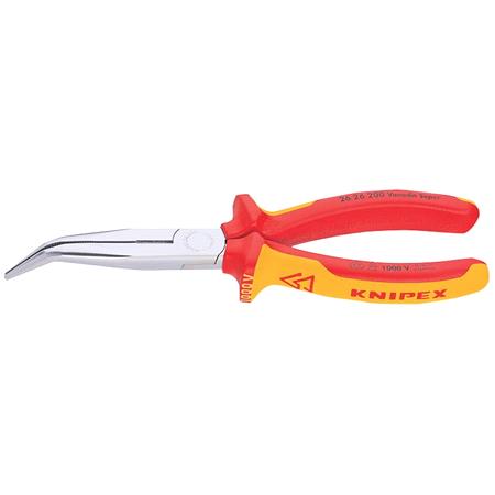 Knipex 34056 Angled Long Nose Pliers (200mm)