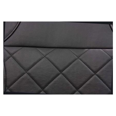 Black Leatherette Luxury Car Seat Cover   For Mercedes C CLASS Estate 1996 2001