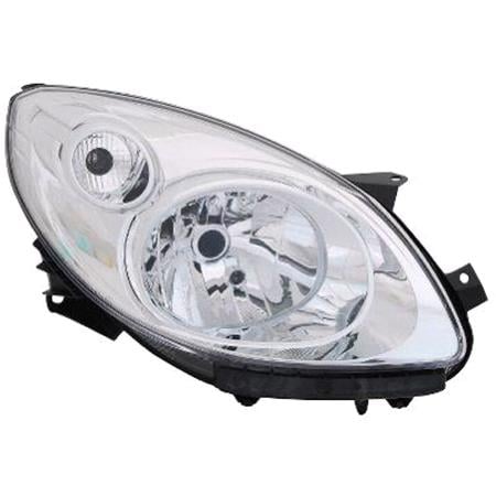 Right Headlamp (Halogen, Takes H4 Bulb) for Renault TWINGO 2007 2012