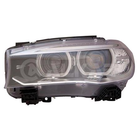 Left Headlamp (Bi Xenon, Takes D1S Bulb, With Curve Light, Original Equipment) for BMW X5 2014 2018