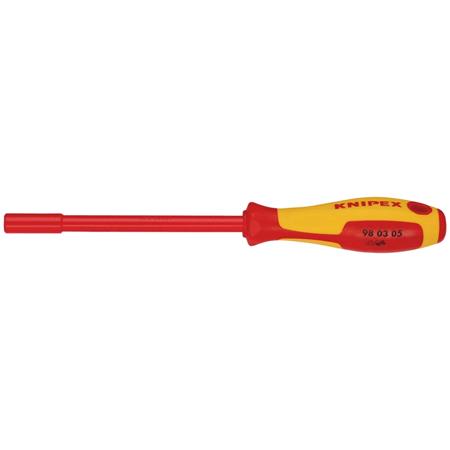 KNIPEX 34655 VDE Insulated Nut Driver, 5.0 x 125mm