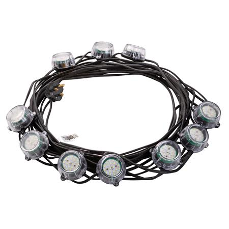 Draper 34750 Defender 230V Heavy Duty LED Encapsulated Festoon String Lights, 50W, 22m