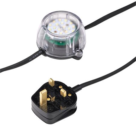 Draper 34750 Defender 230V Heavy Duty LED Encapsulated Festoon String Lights, 50W, 22m