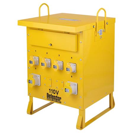 Draper 34886 Defender 110V 10kVA 3 Phase Transformer, 16A/32A 