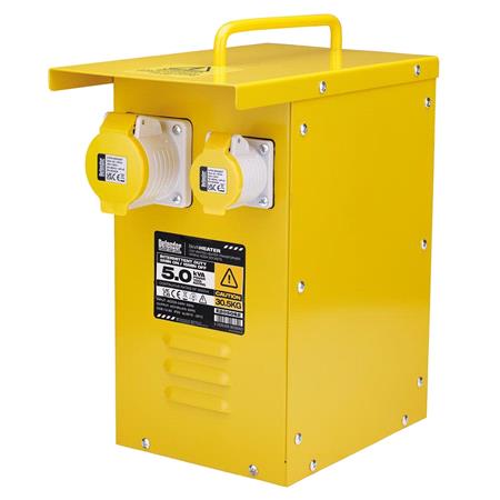 Draper 34929 Defender E205062 110V 5kVA Metal Heater Transformer, 16A / 32A