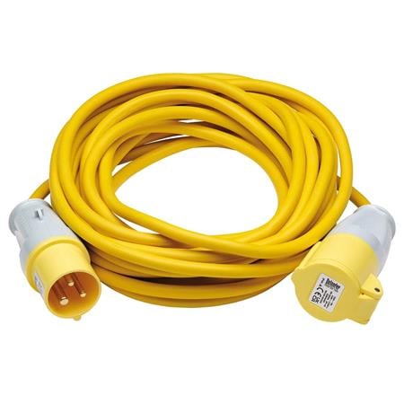 Draper 35062 Defender Arctic Extension Lead, Yellow, 110V, 16A, 2.5mm², 10m