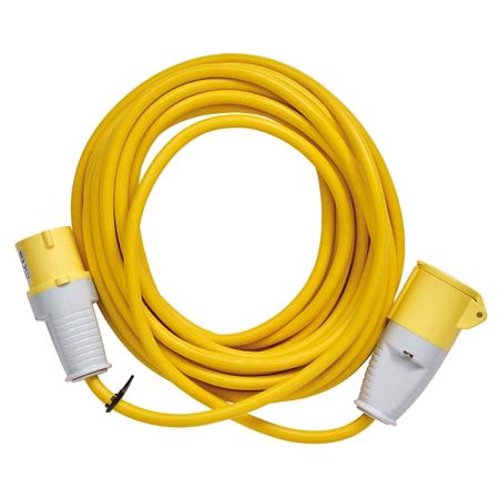 Draper 35062 Defender Arctic Extension Lead, Yellow, 110V, 16A, 2.5mm², 10m
