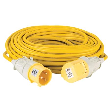 Draper 35063 Defender 110V Extension Lead Yellow 2.5mm², 32A, 25m