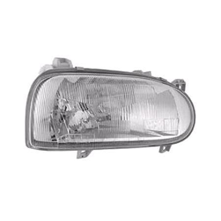 Right Headlamp (Single Reflector) for Volkswagen GOLF Mk III Estate 1992 1997