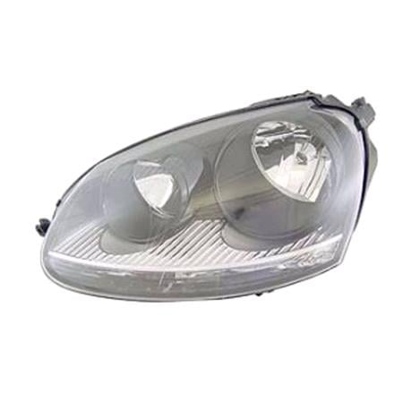 Left Headlamp GTI (Black Bezel) for Volkswagen GOLF V 2004 2009