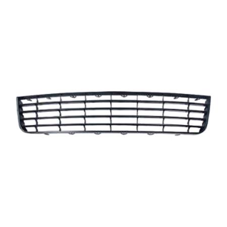 Volkswagen Golf MK5 2004 2009 Hatchback Front Bumper Grille, Centre, Not GT / GTi Models, TUV Approved