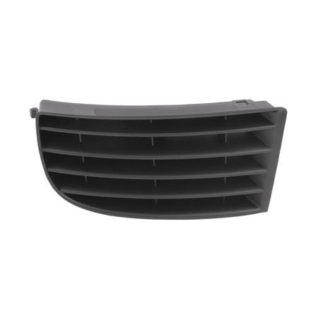 Volkswagen Golf MK5 2004 2009 Hatchback LH (Passengers Side) Front Bumper Grille, Without Fog Lamps, TUV Approved