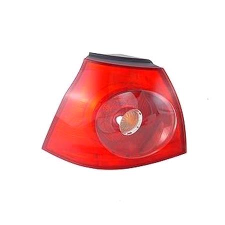 Left Rear Lamp (Hatchback, Outer, On Quarter Panel, Supplied With Bulbholder, Original Equipment) for Volkswagen GOLF V 2004 2009