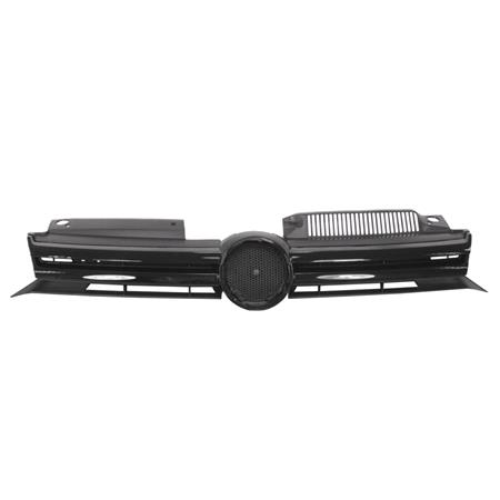 VW Golf 6 2009 2013 Grille, Without Chrome Moulding