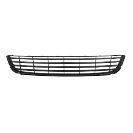 Volkswagen Golf MK6 2009 2013 Hatchback Front Bumper Grille, Centre, Without Chrome Surround, TUV Approved