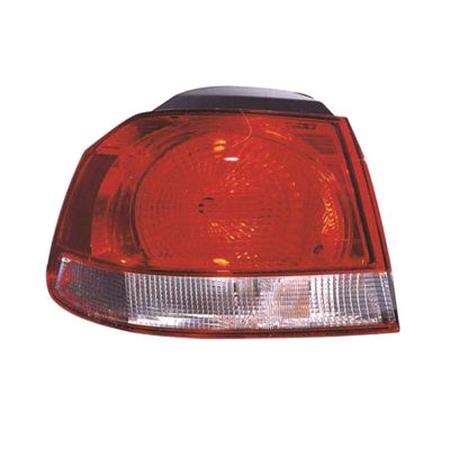 Left Rear Lamp (Outer, On Quarter Panel, LED, Original Equipment) for Volkswagen GOLF VI 2009 2012