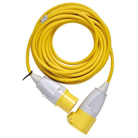 Draper 35182 Defender 110V Extension Lead Yellow 2.5mm², 32A, 14m