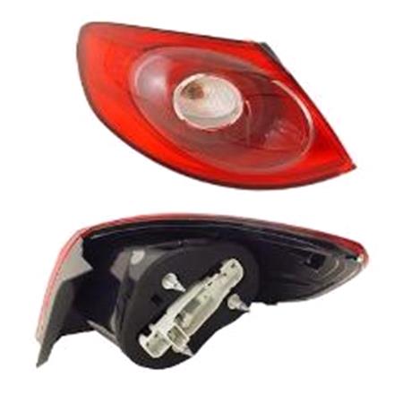 Left Rear Lamp (Outer, On Quarter Panel, Original Equipment) for Volkswagen PASSAT CC  2008 2012