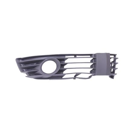 Volkswagen Passat 2001 2005 RH (Drivers Side) Front Bumper Grille, With Fog Lamp Hole