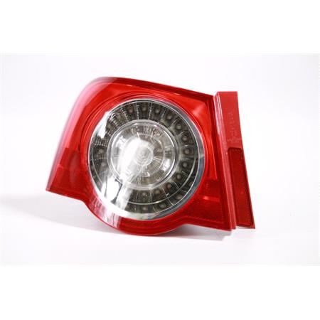 Left Rear Lamp (Saloon, Outer, On Quarter Panel, Original Equipment) for Volkswagen PASSAT 2005 2010