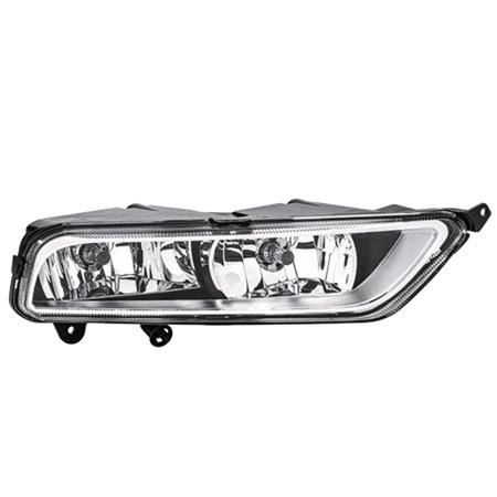Right Front Fog Lamp (Without Daytime Running Light, Takes H8 Bulb, Supplied With Bulb, With Cornering Function, R Line Models, Original Equipment) for Volkswagen PASSAT 2010 to 2014
