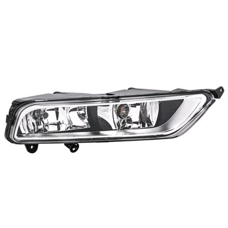 Right Front Fog Lamp (With Daytime Running Light, Takes H8 / P21W Bulbs, Supplied With Bulbs, With Cornering Function, R Line Models, Original Equipment) for Volkswagen PASSAT Estate 2010 to 2015