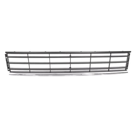 Volkswagen Passat 2011 2014 Front Bumper Grille, Centre, Matte Black, With Chrome Moulding