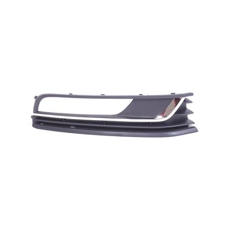 Passat 2011 Onwards RH Front Bumper Grille, Wit
