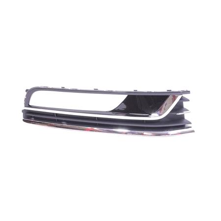 Volkswagen Passat 2011 2015 RH (Drivers Side) Front Bumper Grille, With Fog / DRL Lamp Hole, Comfortline Models