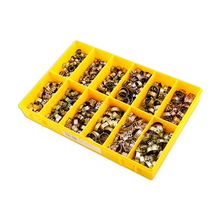 Connect 35259 Box of Assorted Clic Type Re usable Hose Clips