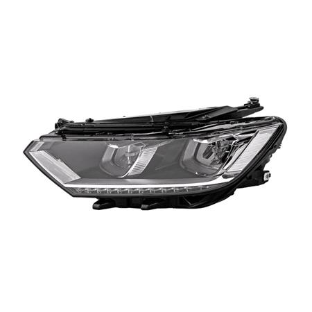 Left Headlamp (Full LED, With LED Daytime Running Light, Supplied Without LED Modules, Original Equipment) for Volkswagen PASSAT 2015 2019