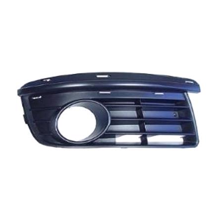 Volkswagen Jetta 2005 2010 RH (Drivers Side) Front Bumper Grille, With Fog Lamp Hole