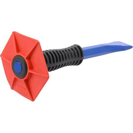 FORGED COLD CHISEL W. PROTECTION 250MM