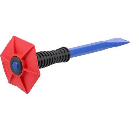 FORGED COLD CHISEL W. PROTECTION 300MM