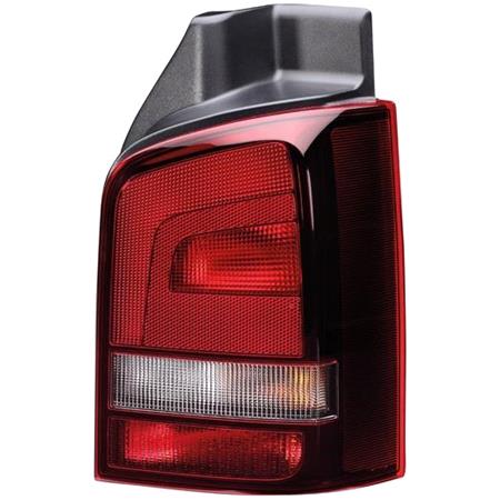 Right Rear Lamp (Multivan Models, Dark Red, Original Equipment) for Volkswagen TRANSPORTER Mk V van 2010 2015