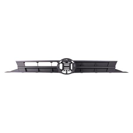 Volkswagen Polo 2017 2021 Front Bumper Grille, Matt Black, Without Chrome Trim