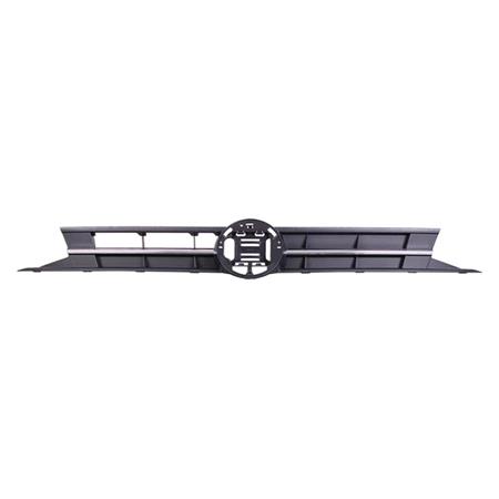 Volkswagen Polo 2017 2021 Front Bumper Grille, Matt Black, With Chrome Trim 