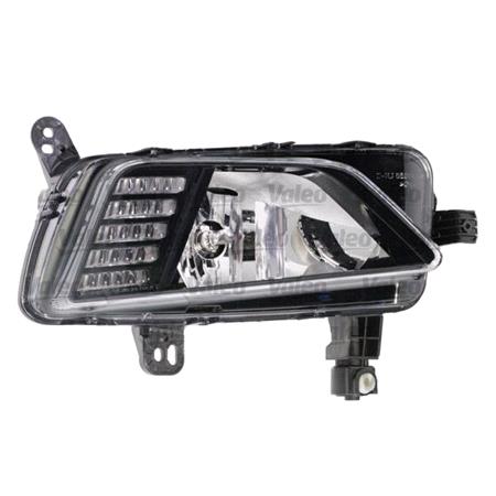 Right Front Fog Lamp (With LED DRL, Takes H8 Bulb, Supplied With Bulb, Original Equipment) for Volkswagen POLO 2017 to 2021