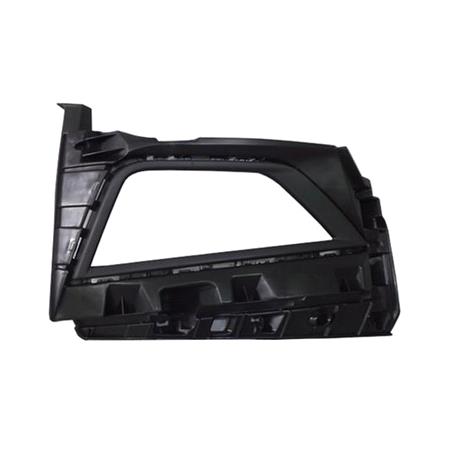 Volkswagen Polo 2017 2021 LH (Passengers Side) Front Bumper Grille, Matt Black, With Hole For Fog Lamp 