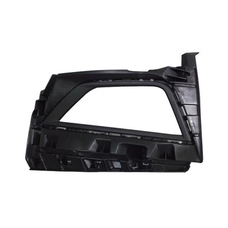 Volkswagen Polo 2017 2021 RH (Drivers Side) Front Bumper Grille, Matt Black, With Hole For Fog Lamp